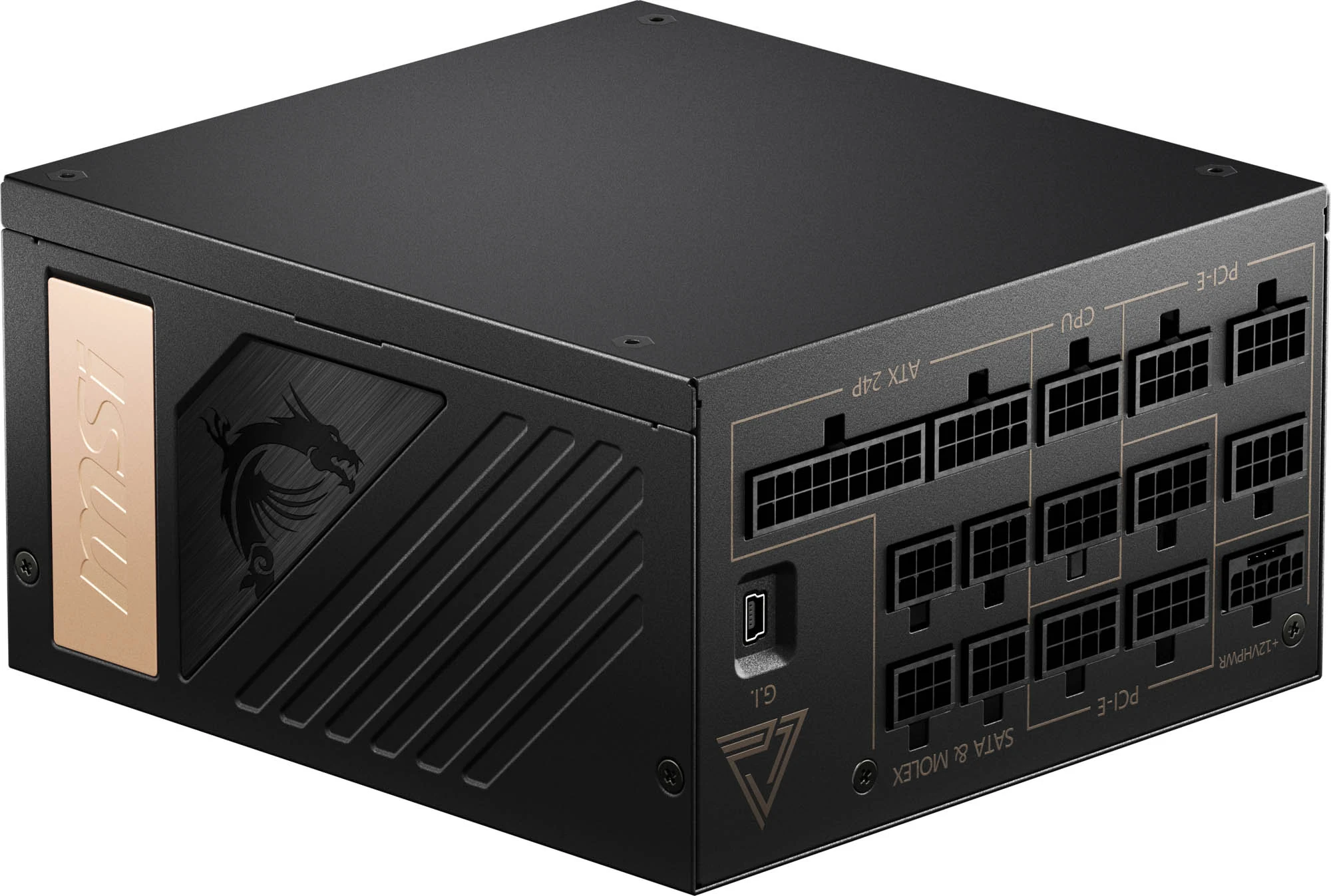 Nguồn PC MSI MEG Ai1300P PCIE5 - 80 Plus Platinum - Full Modular - New