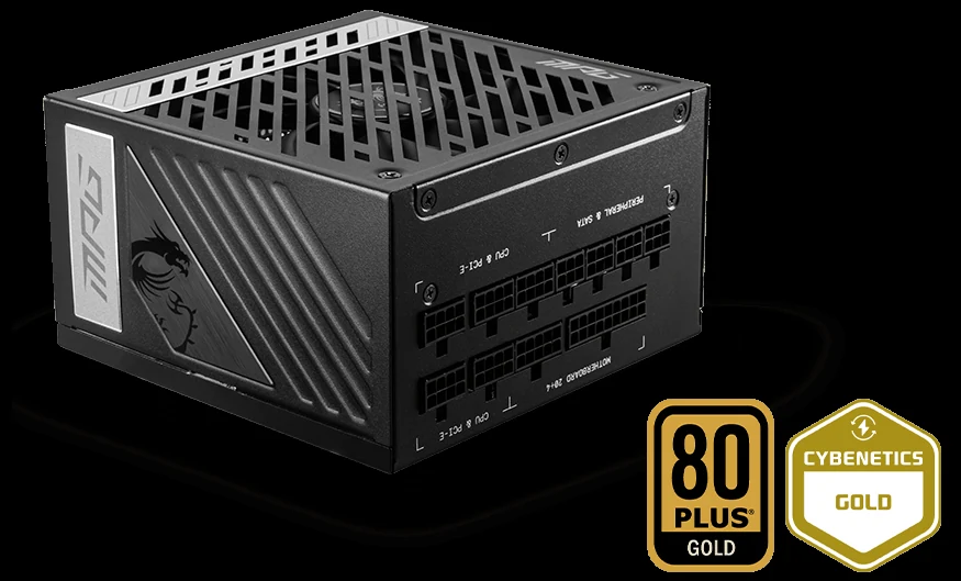 Nguồn PC MSI MPG A1000G - 80 Plus Gold - Full Modular - New