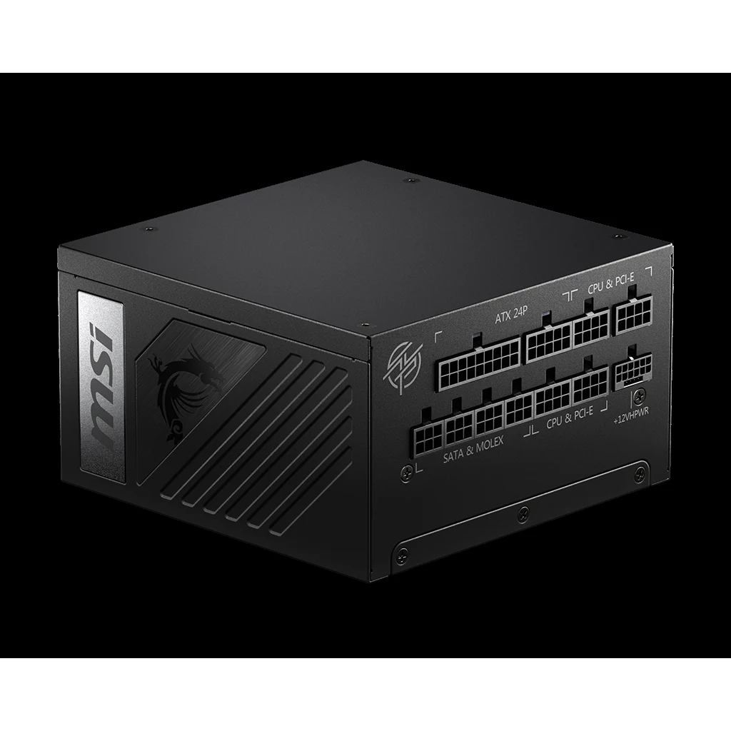 Nguồn PC MSI MPG A1000G PCIE5 - 80 Plus Gold - Full Modular - New