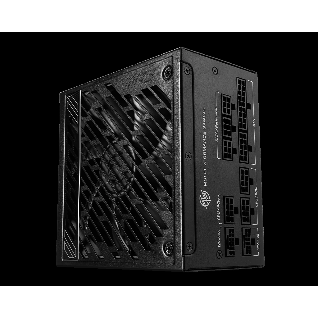 Nguồn PC MSI MPG A1250GS PCIE5 - 80 Plus Gold - Full Modular - New