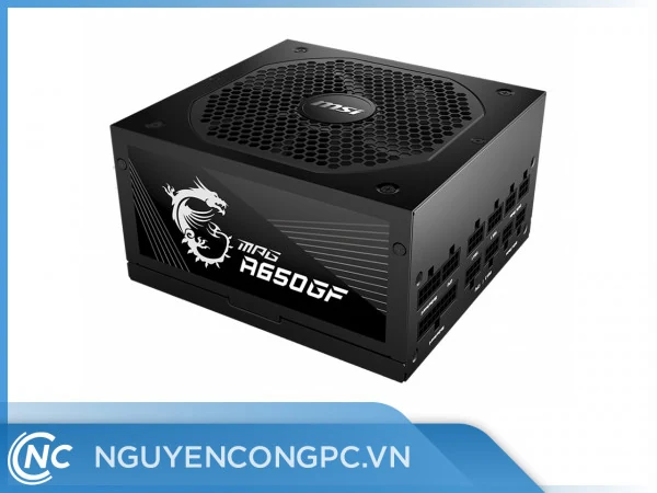 Nguồn PC MSI MPG A650GF - 80 Plus Gold - Full Modular - New