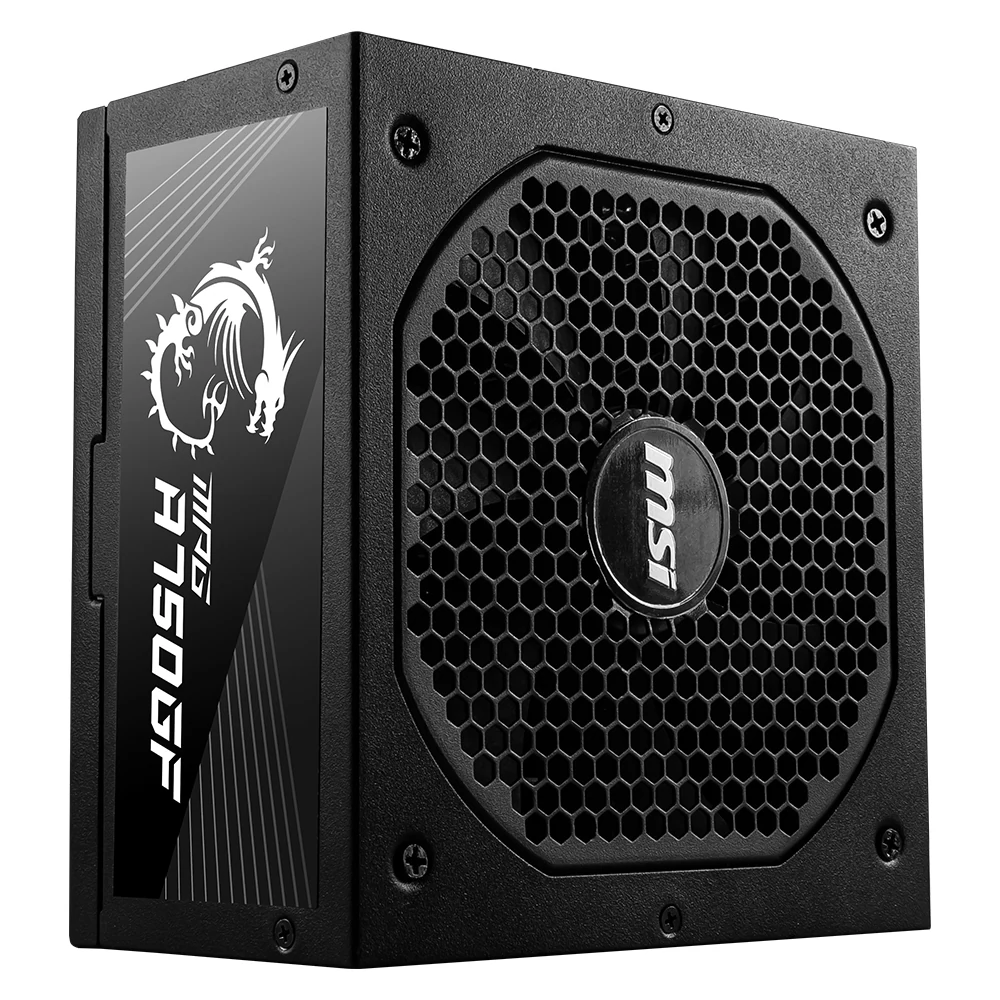 Nguồn PC MSI MPG A750GF - 80 Plus Gold - Full Modular - New