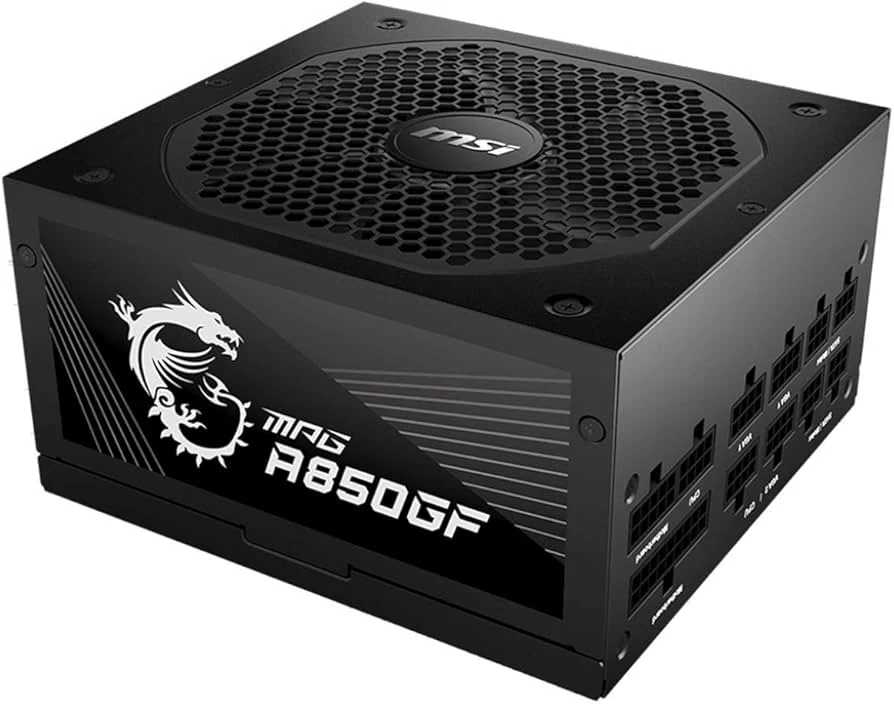 Nguồn PC MSI MPG A850GF - 80 Plus Gold - Full Modular - New