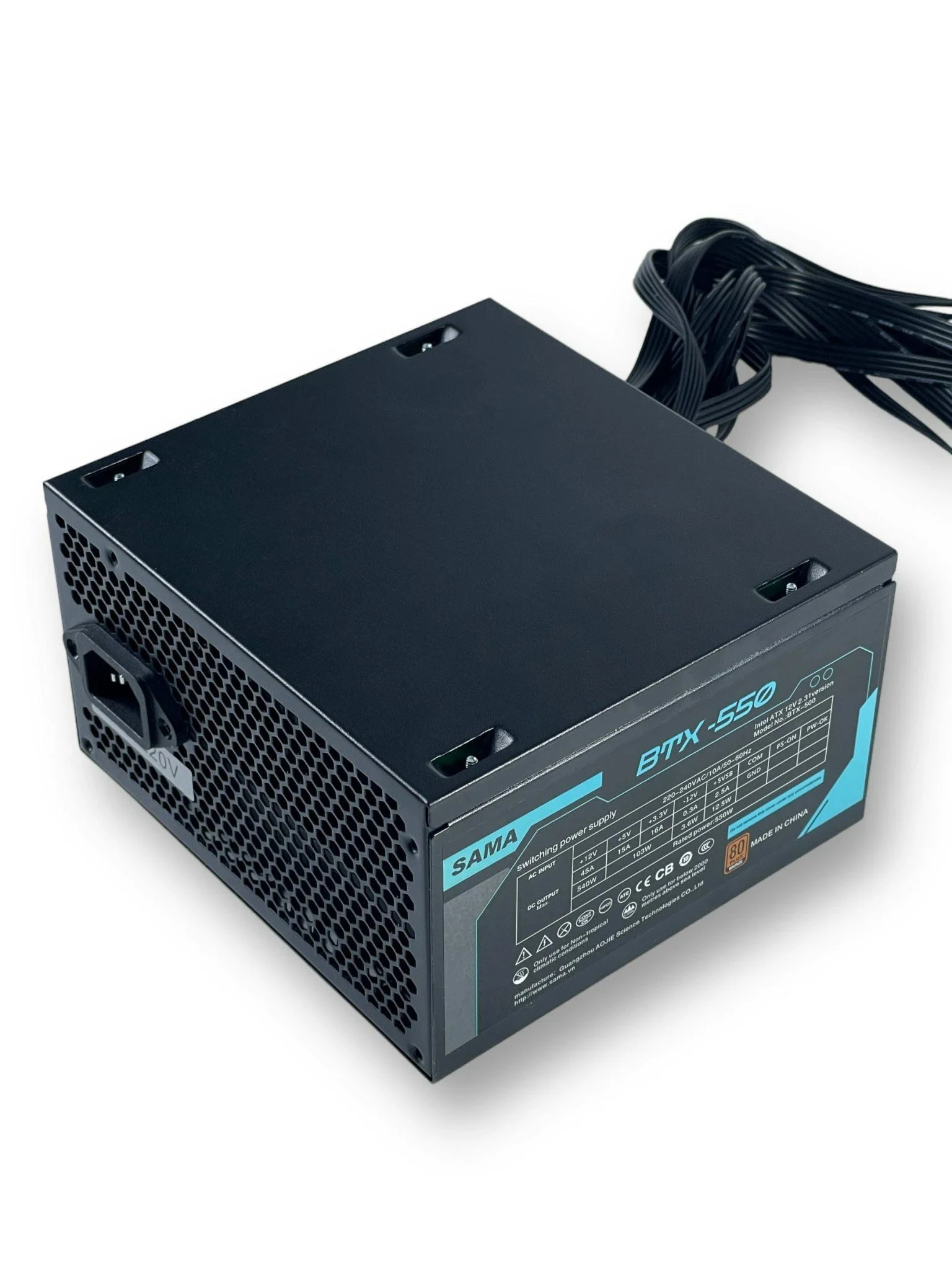 Nguồn PC SAMA Armor 550W - 80 Plus Bronze - Non Modular - New