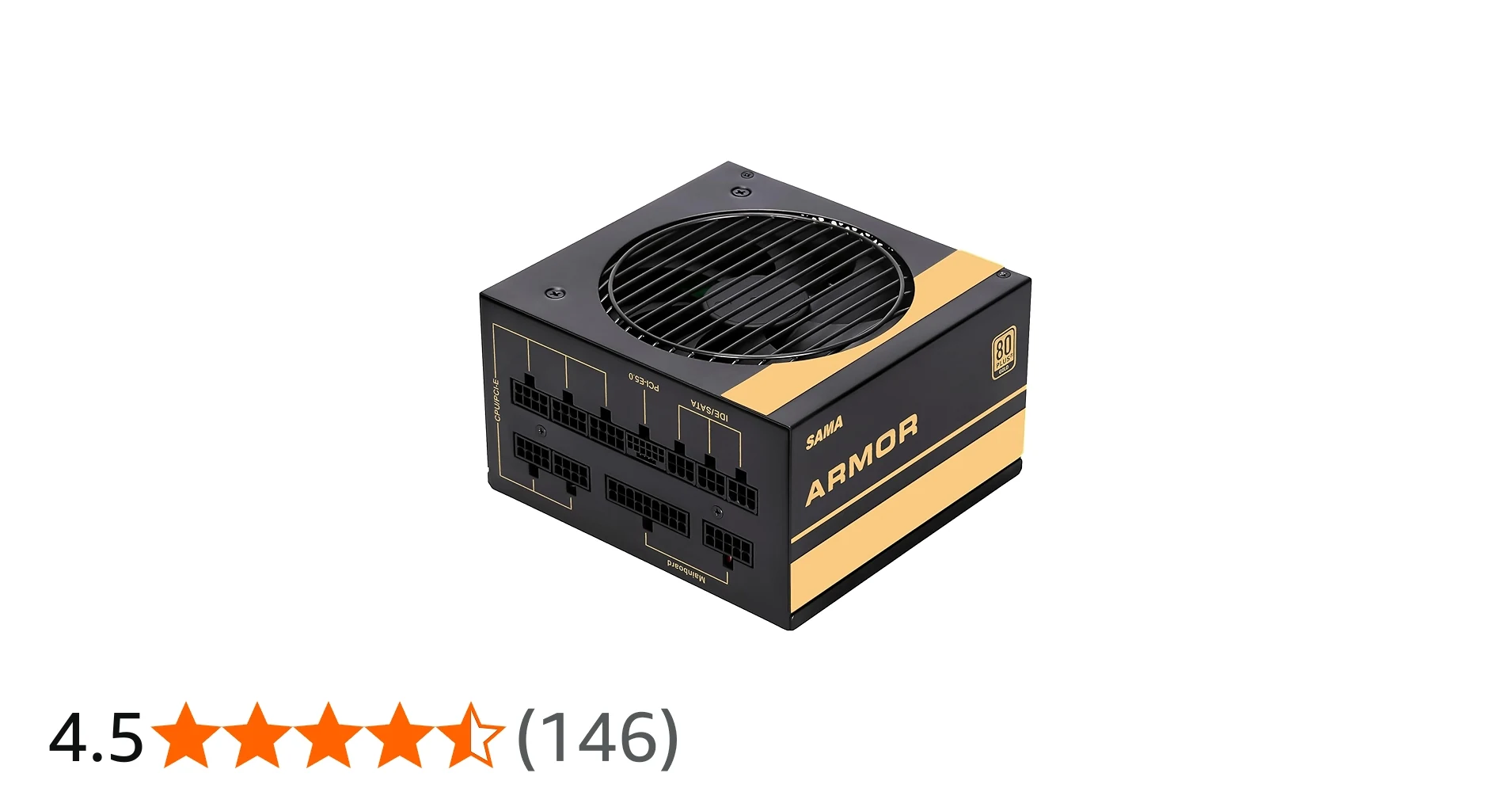 Nguồn PC SAMA Black Hole 850W - 80 Plus Gold - Full Modular - New