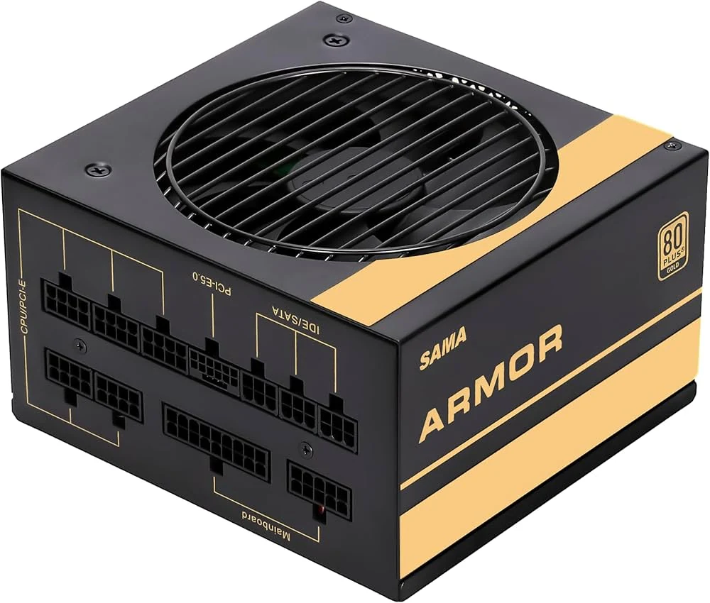 Nguồn PC SAMA Black Hole 850W - 80 Plus Gold - Full Modular - New
