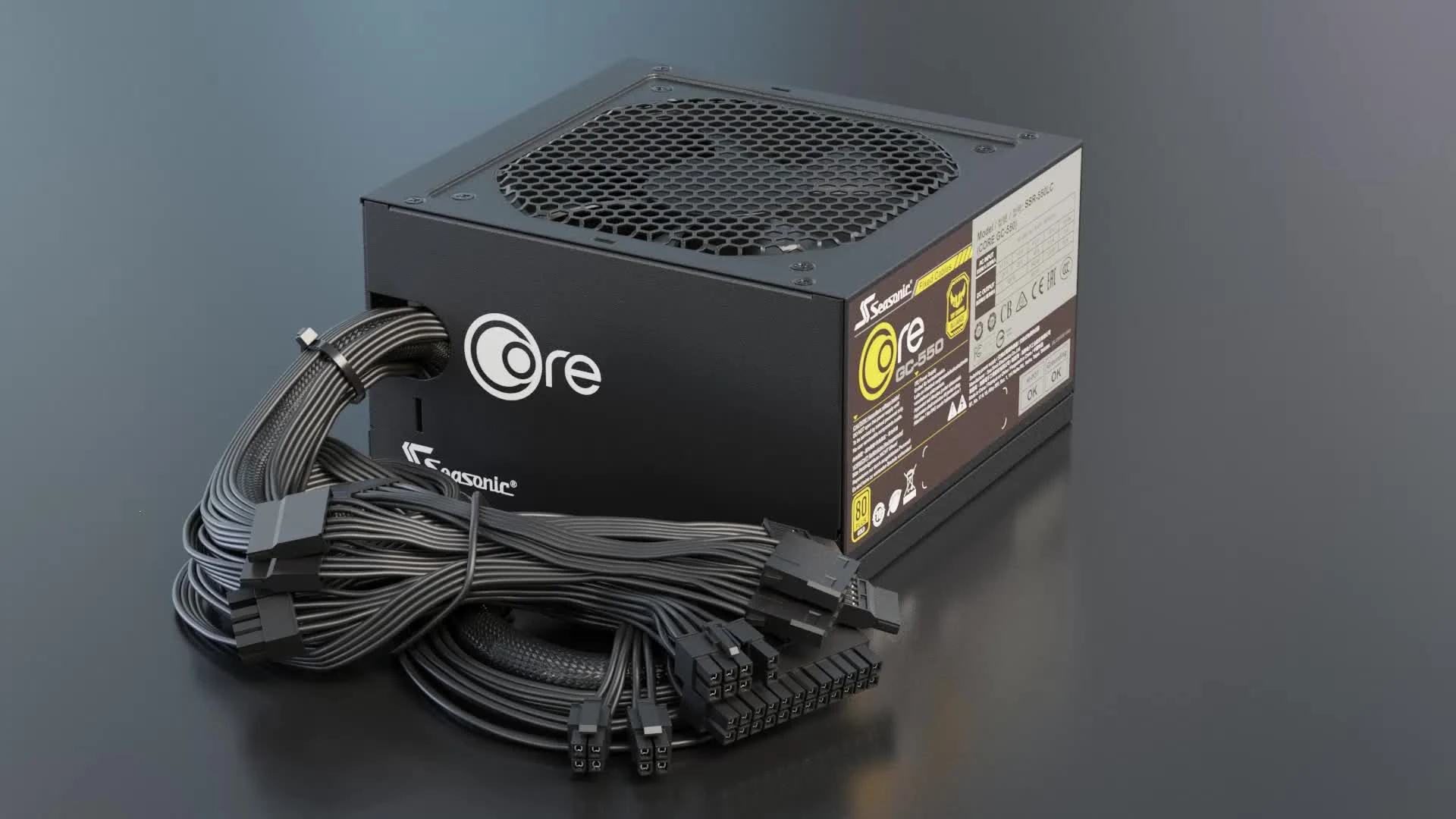 Nguồn PC Seasonic CORE GC 650W - 80 Plus Gold - Non Modular - New