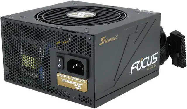 Nguồn PC Seasonic FOCUS GM 650W - 80 Plus Gold - Semi Modular - New