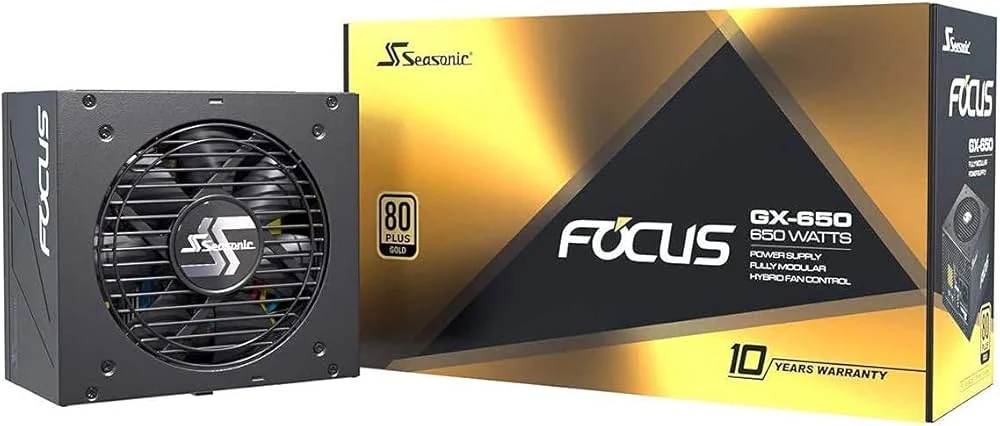 Nguồn PC Seasonic FOCUS GX 650W - 80 Plus Gold - Full Modular - New