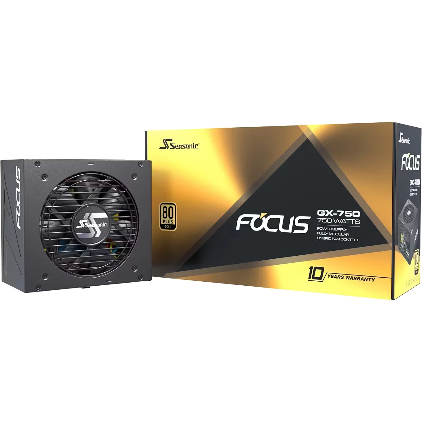 Nguồn PC Seasonic FOCUS GX 750W ATX 3.0 - 80 Plus Gold - Full Modular - New