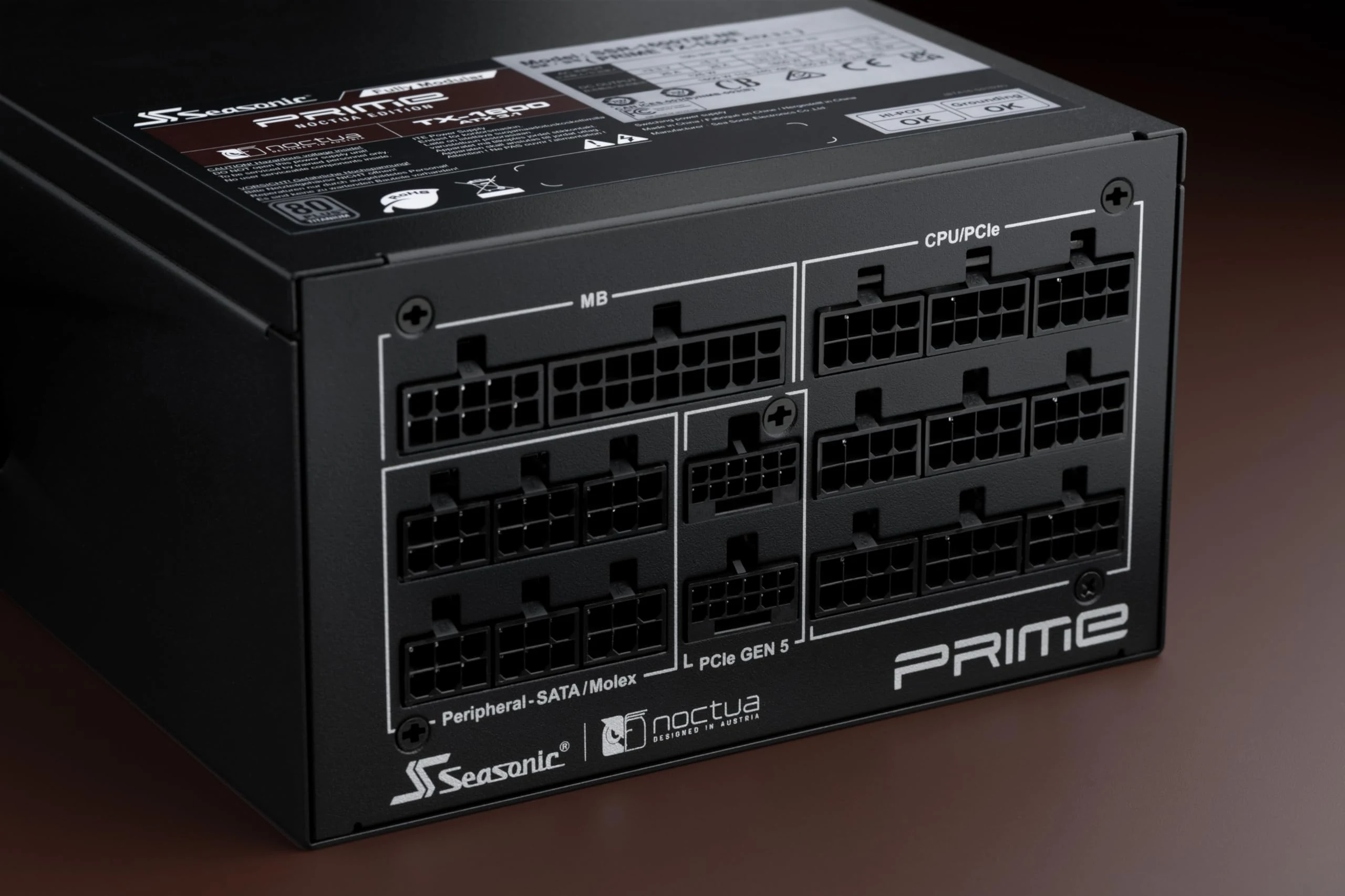 Nguồn PC Seasonic PRIME TX 1600W ATX 3.1 - 80 Plus Titanium - Full Modular - New