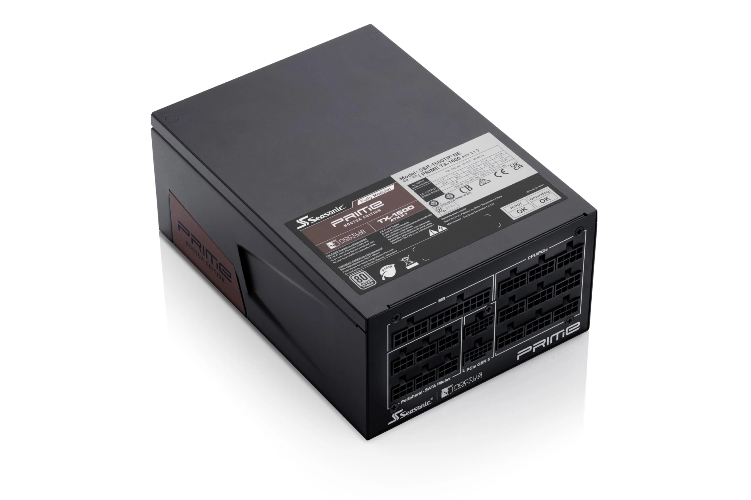 Nguồn PC Seasonic PRIME TX 1600W ATX 3.1 - 80 Plus Titanium - Full Modular - New