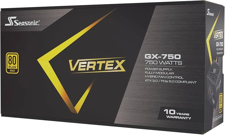 Nguồn PC Seasonic VERTEX GX 750W - 80 Plus Gold - Full Modular - New