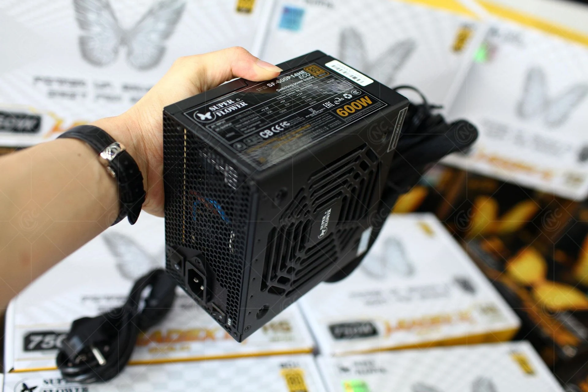 Nguồn PC Super Flower Bronze King ECO 600W - 80 Plus Bronze - Non Modular - New