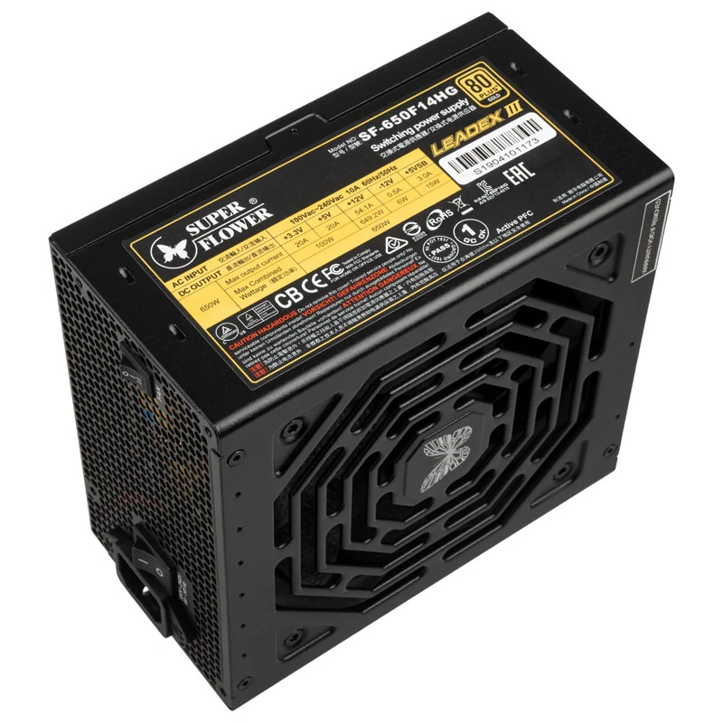 Nguồn PC Super Flower Leadex III Gold 650W - 80 Plus Gold - Full Modular - New