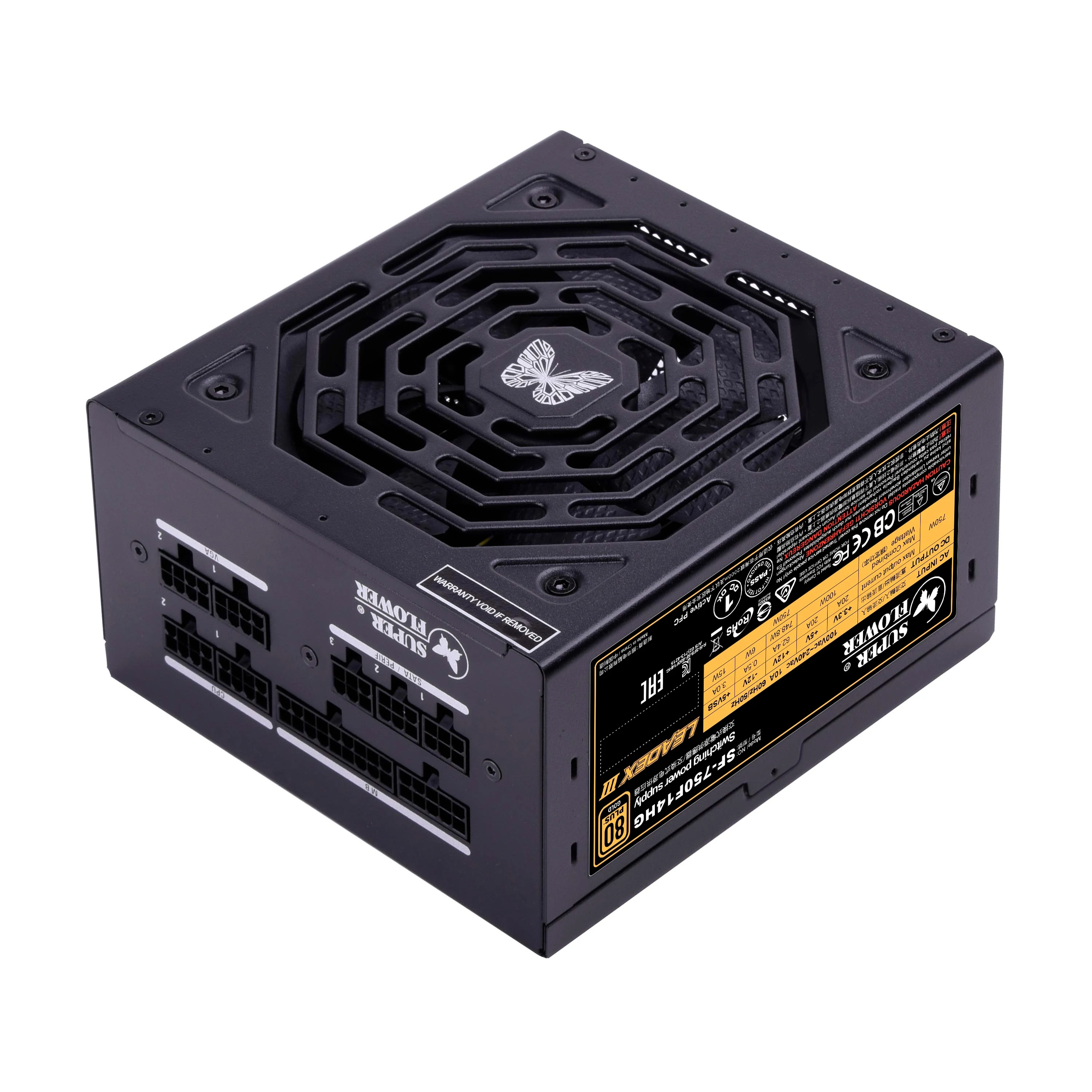 Nguồn PC Super Flower Leadex III Gold 750W - 80 Plus Gold - Full Modular - New
