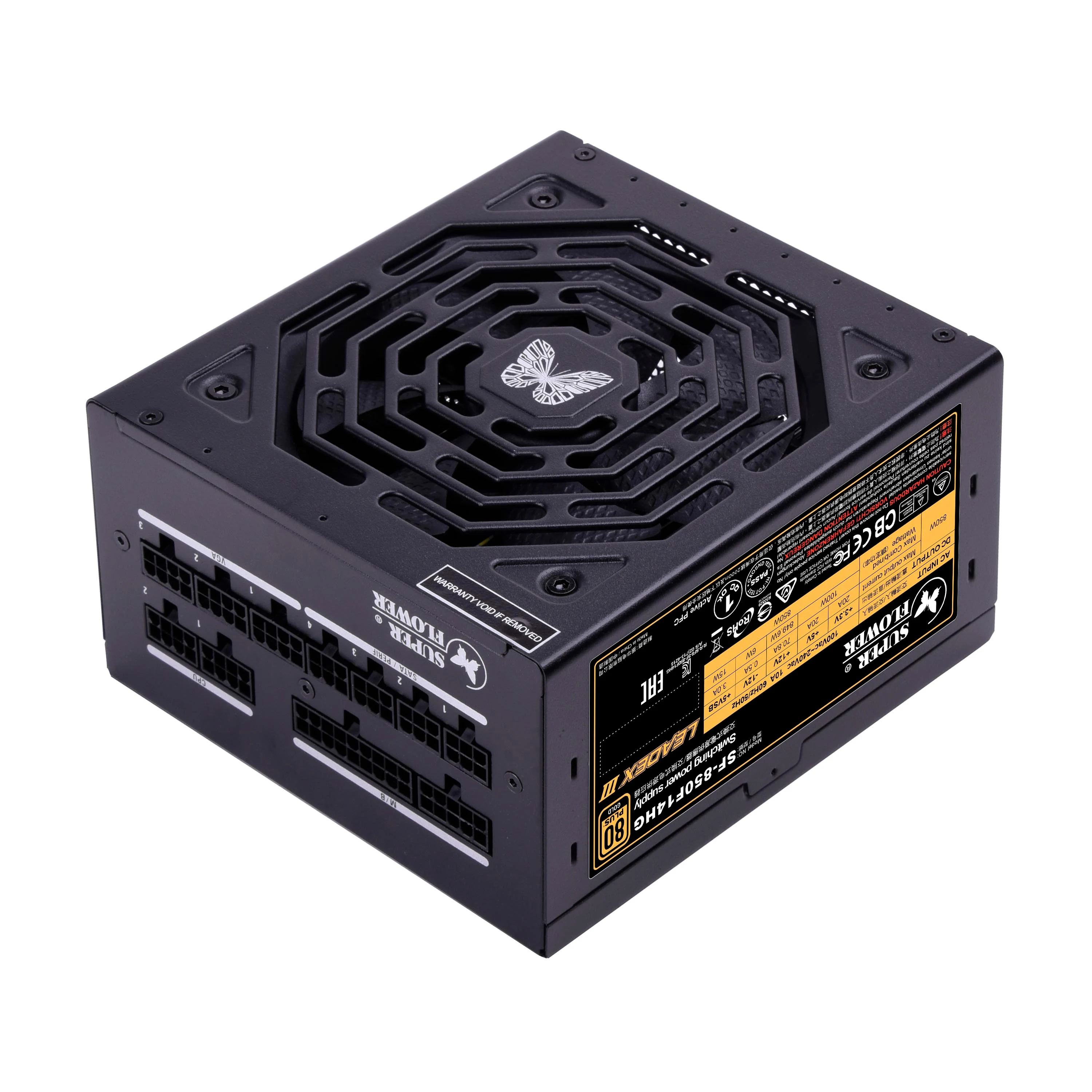Nguồn PC Super Flower Leadex III Gold 850W - 80 Plus Gold - Full Modular - New