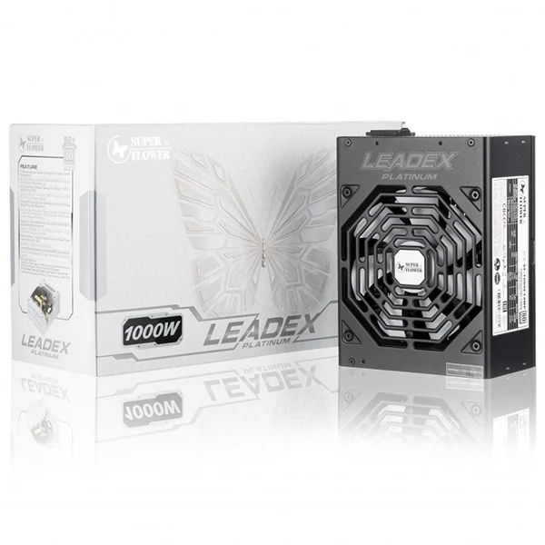 Nguồn PC Super Flower Leadex Platinum SE 1000W - 80 Plus Platinum - Full Modular - New