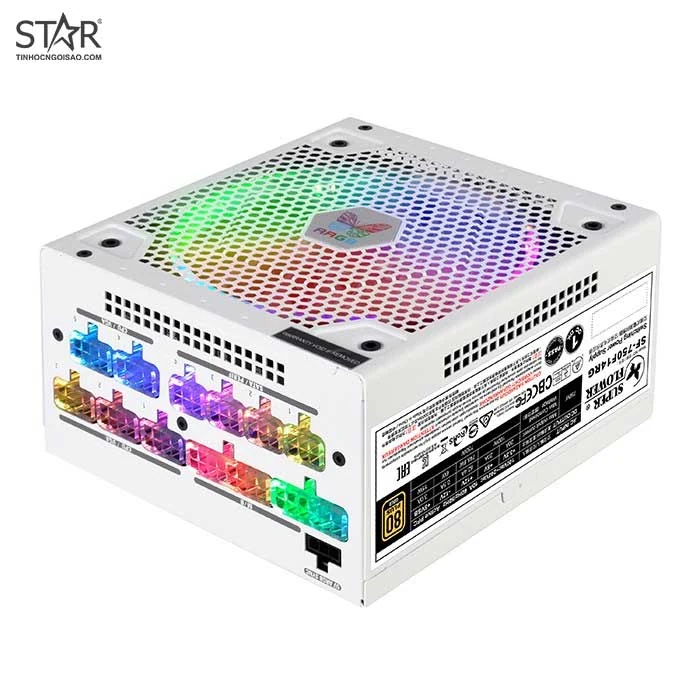 Nguồn PC Super Flower Leadex VI Gold PRO 750W - 80 Plus Gold - Full Modular - New