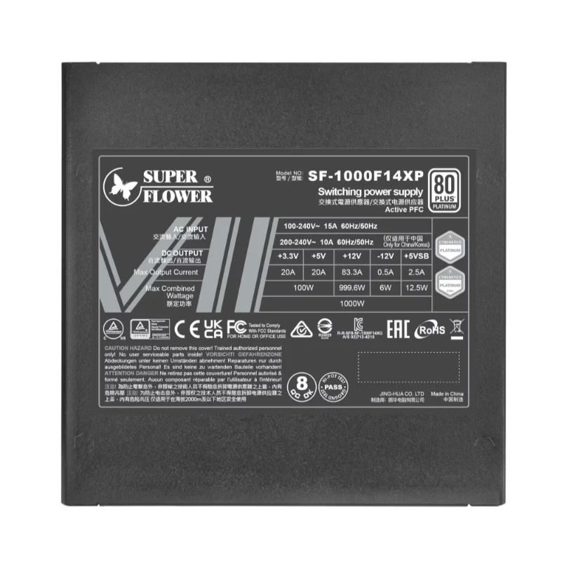 Nguồn PC Super Flower Leadex VII Platinum PRO 1000W ATX 3.1 - 80 Plus Platinum - Full Modular - New