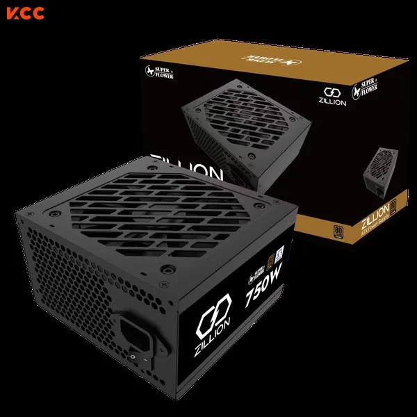 Nguồn PC Super Flower Zillion 750W - 80 Plus Bronze - Non Modular - New