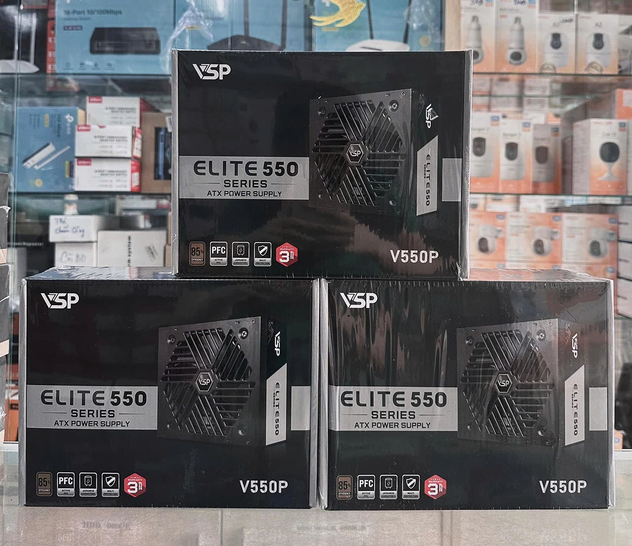 Nguồn PC VSP Elite V550P 550W - Non Modular - New