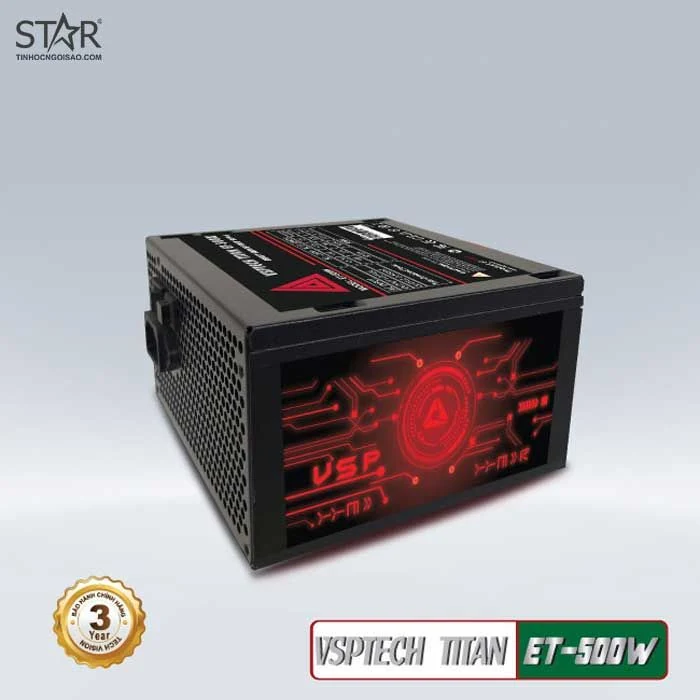 Nguồn PC VSP Titan ET-500W - Non Modular - New