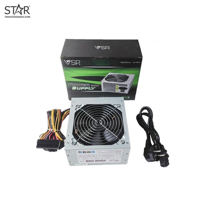 Nguồn PC VSP Vision 550W - Non Modular - New