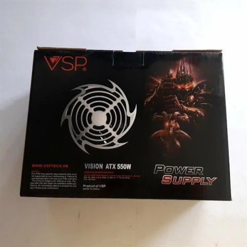 Nguồn PC VSP Vision 550W - Non Modular - New