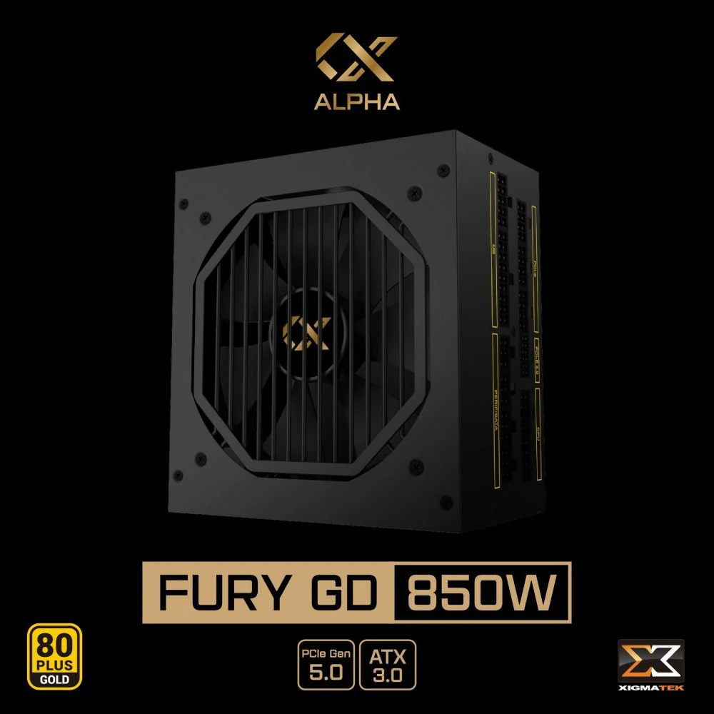 Nguồn PC Xigmatek Fury GD 1000W - 80 Plus Gold - Full Modular - New