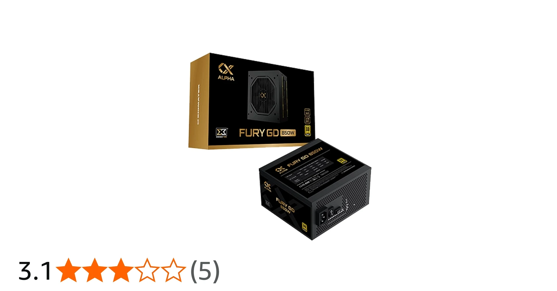 Nguồn PC Xigmatek Fury GD 850W - 80 Plus Gold - Full Modular - New
