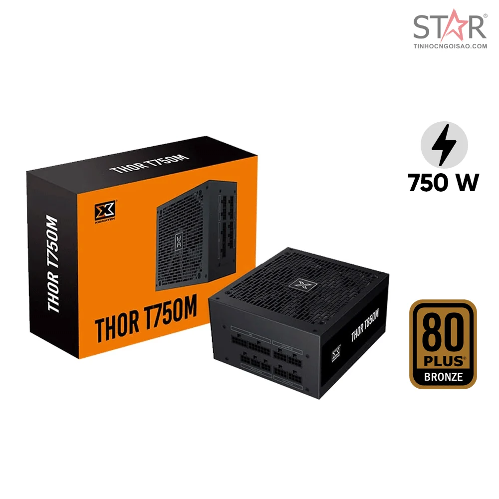 Nguồn PC Xigmatek Hera 750W - 80 Plus Bronze - Non Modular - New