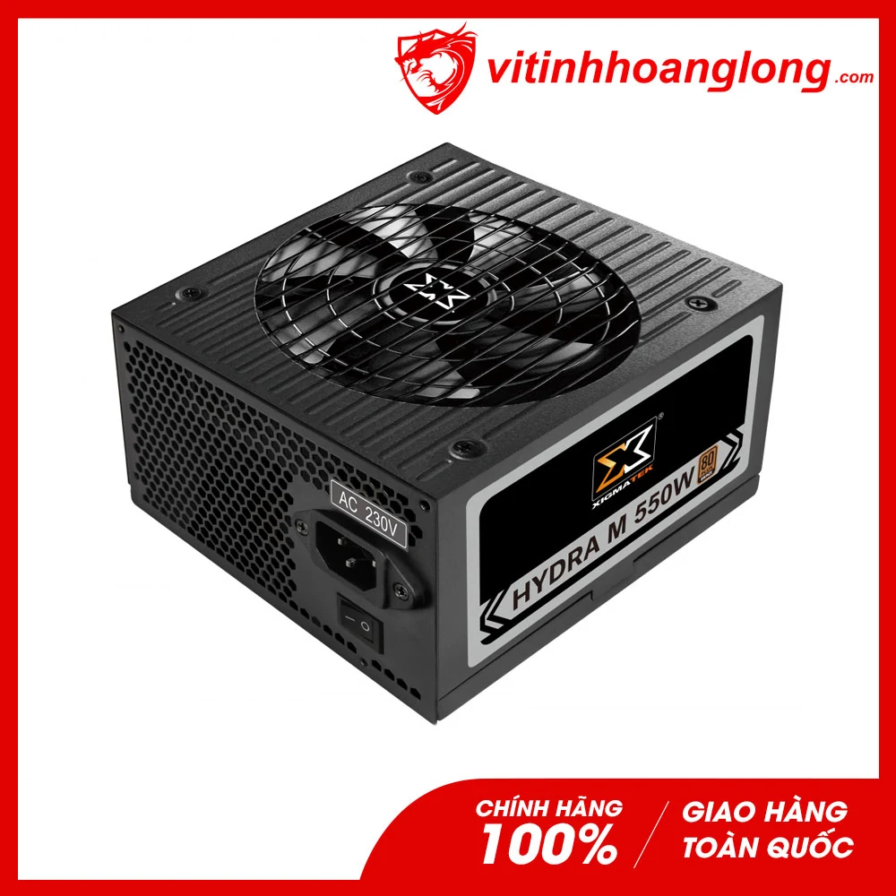 Nguồn PC Xigmatek Hydra M 550W - 80 Plus Bronze - Semi Modular - New