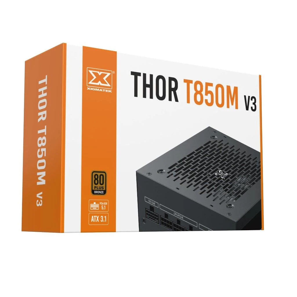 Nguồn PC Xigmatek Thor T850M - 80 Plus Gold - Full Modular - New