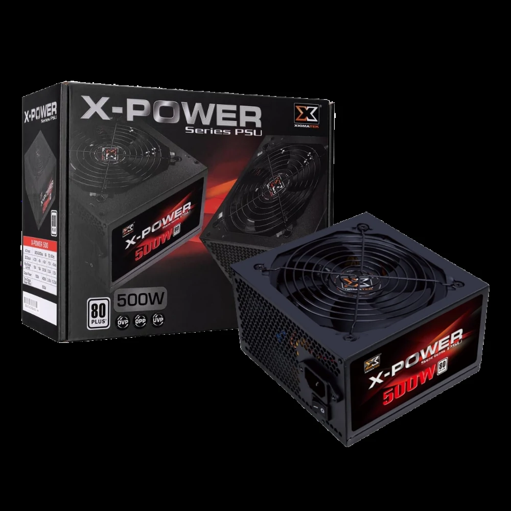 Nguồn PC Xigmatek X-Calibre 500W - 80 Plus White - Non Modular - New