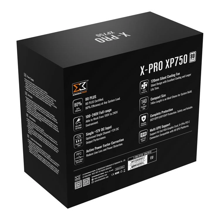 Nguồn PC Xigmatek X-Calibre 700W EN45934 - 80 Plus White - Non Modular - New