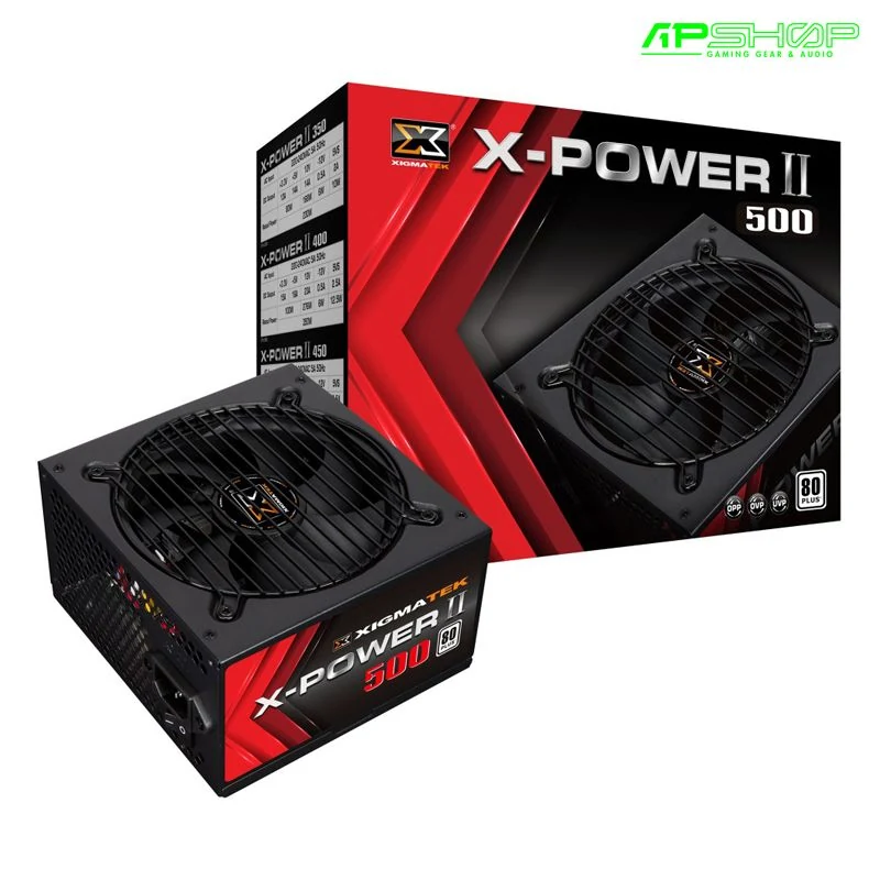 Nguồn PC Xigmatek X-Power 500W - 80 Plus White - Non Modular - New