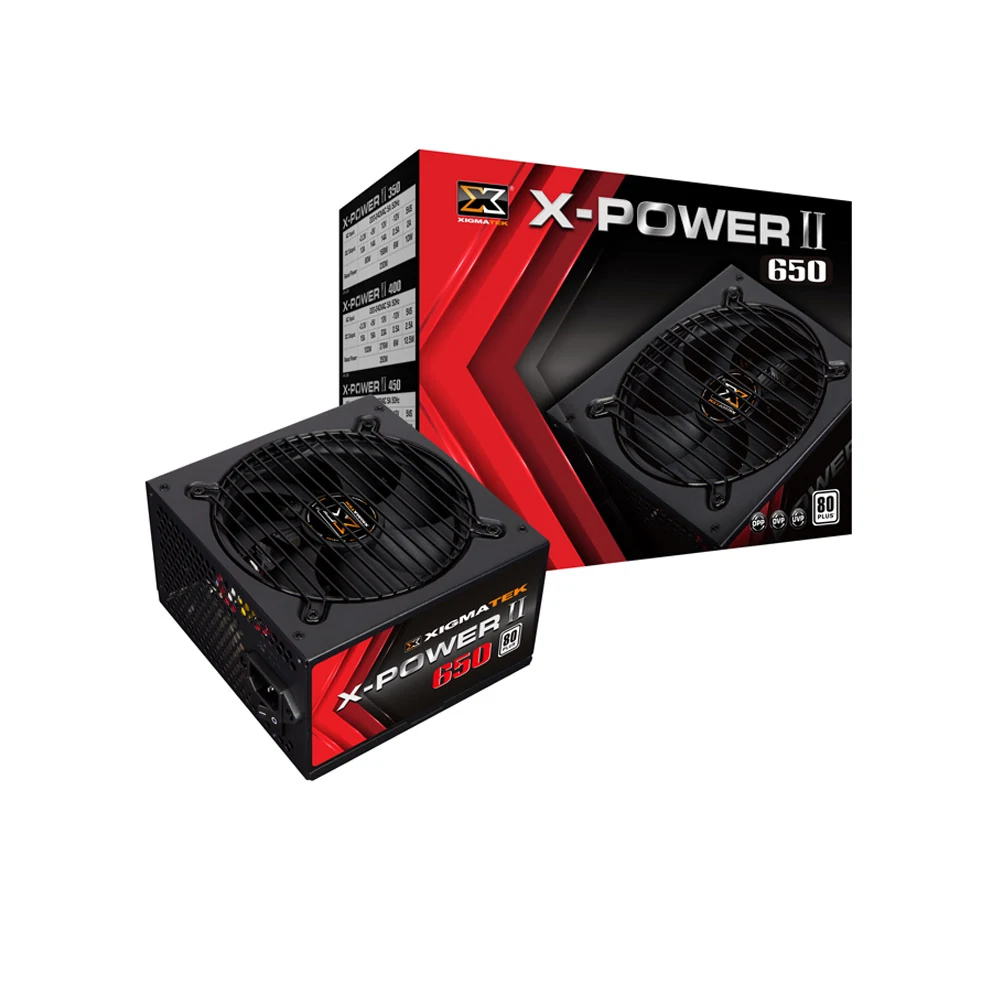 Nguồn PC Xigmatek X-Power 650W - 80 Plus White - Non Modular - New