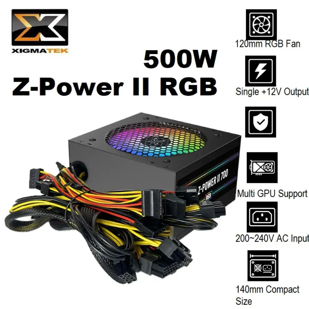 Nguồn PC Xigmatek X-Power II 700W - 80 Plus White - Non Modular - New