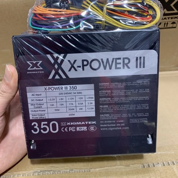 Nguồn PC Xigmatek X-Power II X350 300W - Non Modular - New