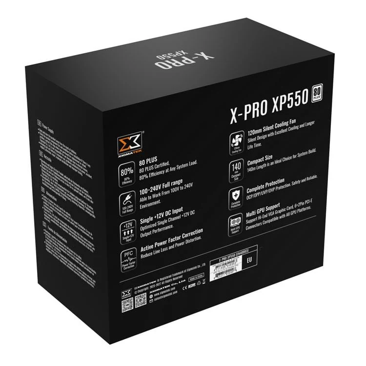 Nguồn PC Xigmatek X-Power III 700W - 80 Plus White - Non Modular - New