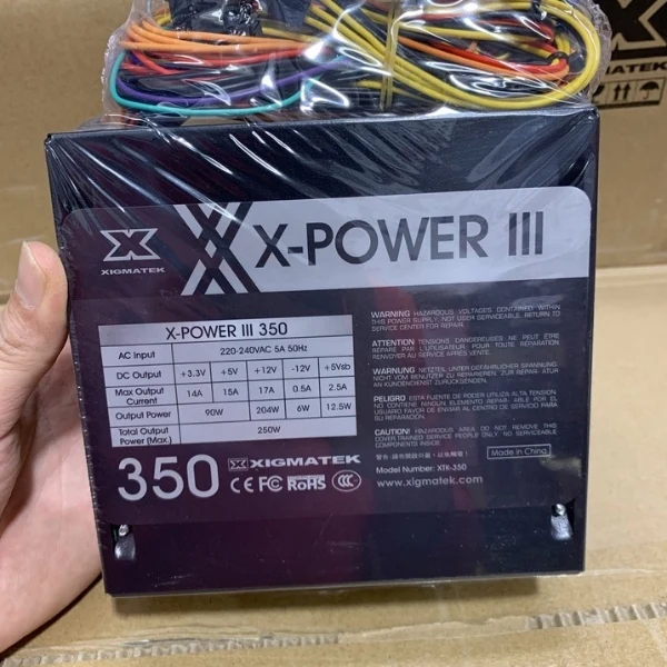 Nguồn PC Xigmatek X-Power III X350 300W - Non Modular - New