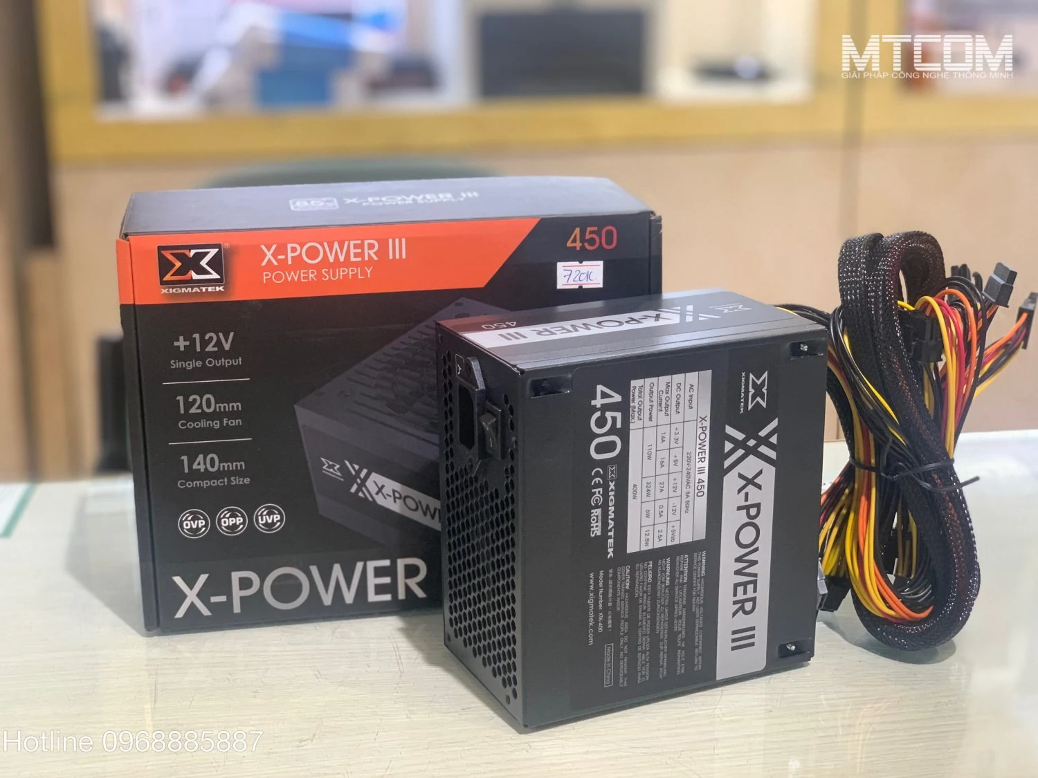 Nguồn PC Xigmatek X-Power III X450 400W - Non Modular - New