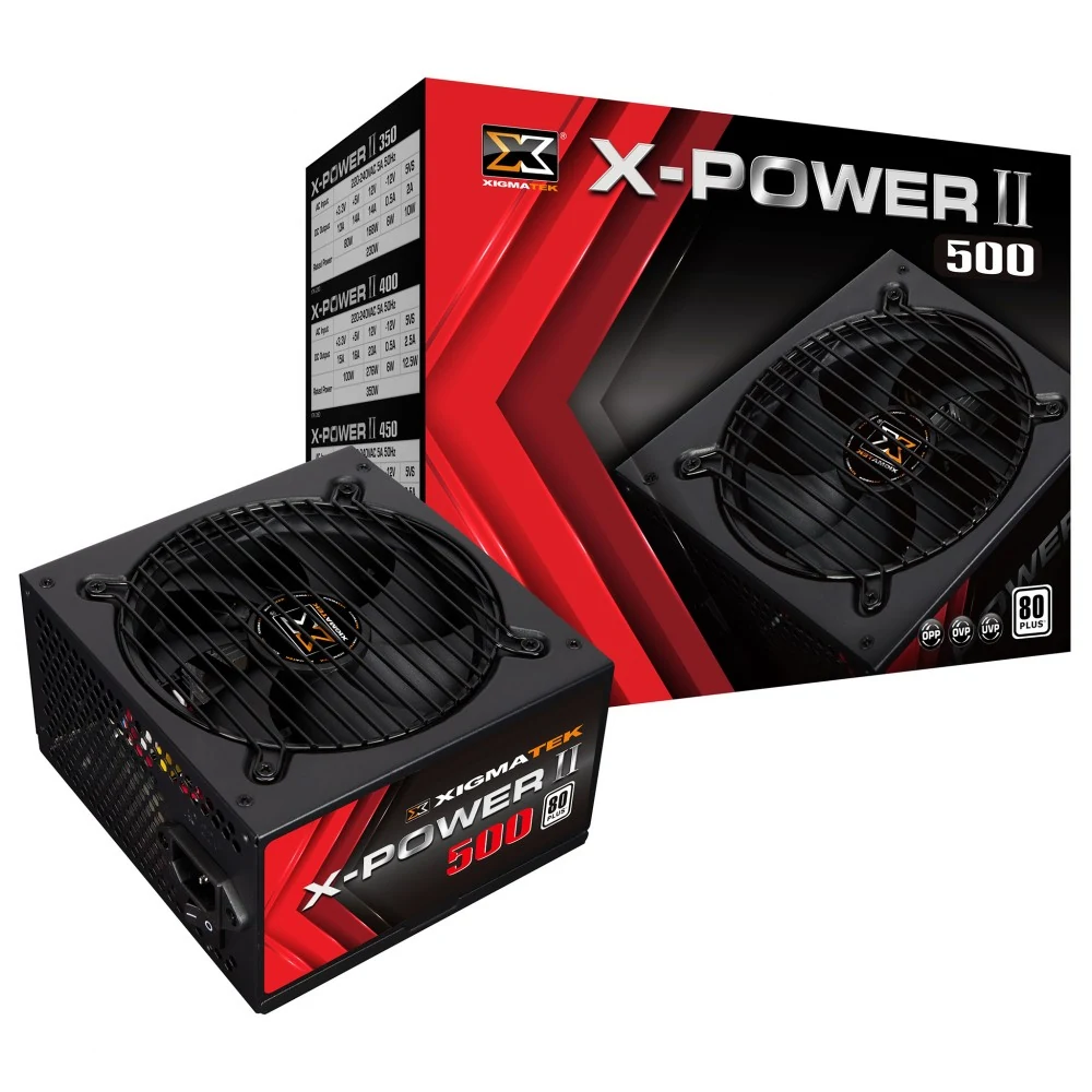 Nguồn PC Xigmatek X-Power V2 500W - 80 Plus White - Non Modular - New