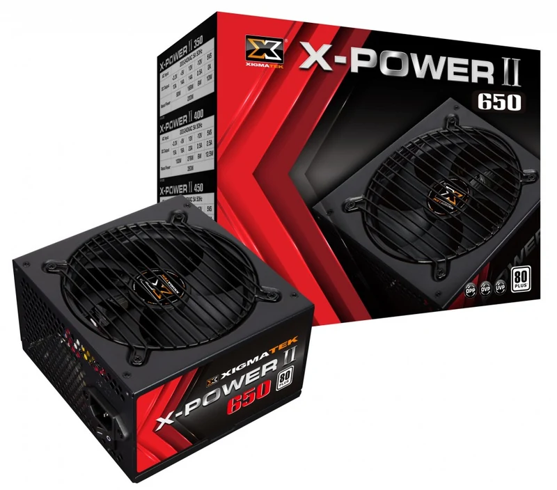Nguồn PC Xigmatek X-Power V2 650W - 80 Plus White - Non Modular - New