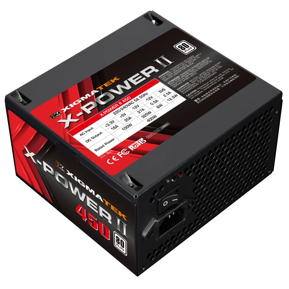 Nguồn PC Xigmatek X-Power X450 400W - Non Modular - New