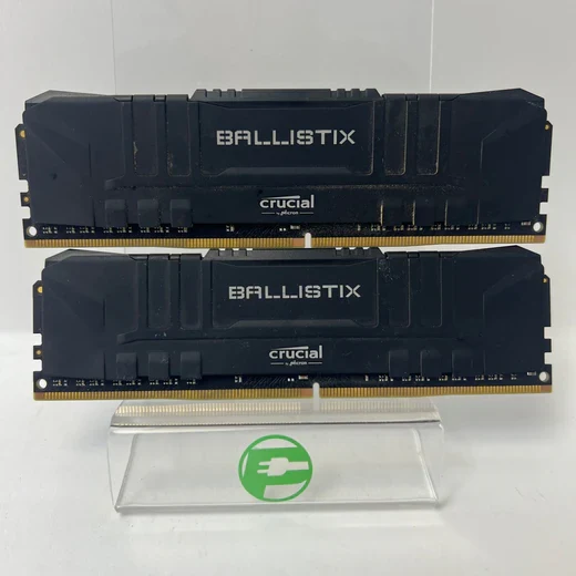 RAM Crucial Ballistix DDR4 16GB Kit 2x8GB 3200MHz White - BL2K8G32C16U4W