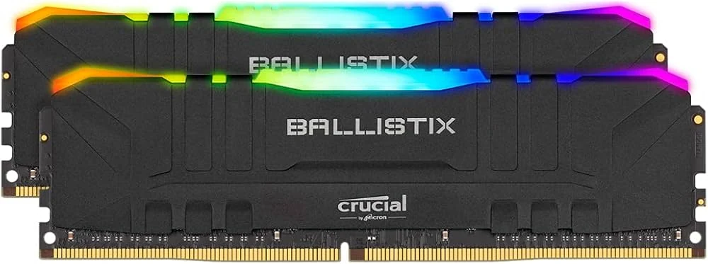 RAM Crucial Ballistix DDR4 32GB Kit 2x16GB 3200MHz Black - BL2K16G32C16U4B