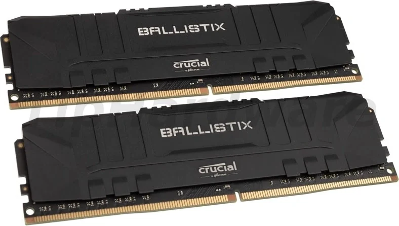 RAM Crucial Ballistix DDR4 32GB Kit 2x16GB 3200MHz Black - BL2K16G32C16U4B