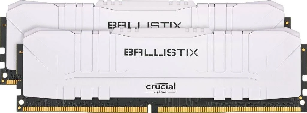 RAM Crucial Ballistix DDR4 32GB Kit 2x16GB 3200MHz White - BL2K16G32C16U4W